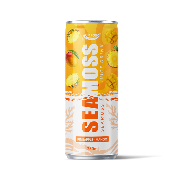 Sea Moss Juice 250ml Can with Mango and Pineapple