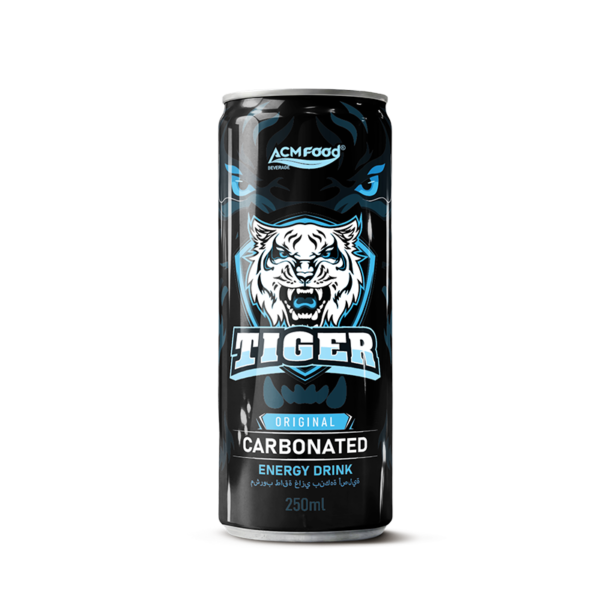 250ml Tiger Energy Drink Carbonated Original Sleek Can