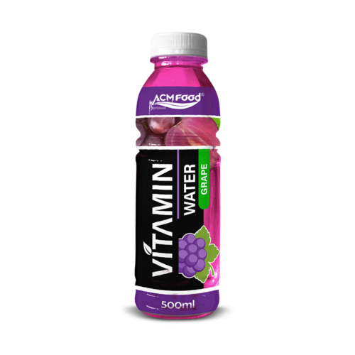 ACM Vitamin Water with Grape Flavor 500ml PET Bottle
