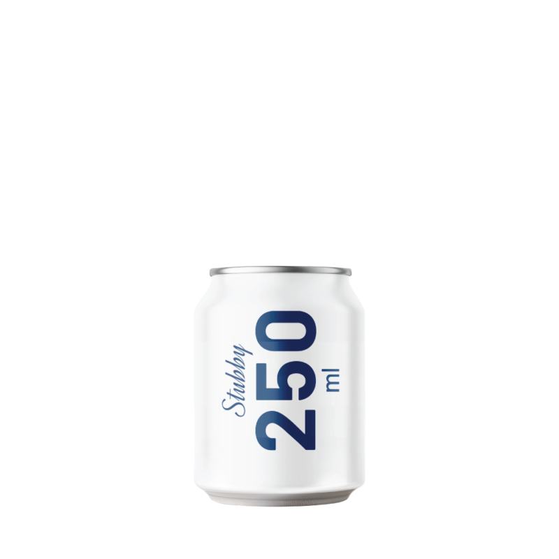 Aluminum can 250ml (Stubby)