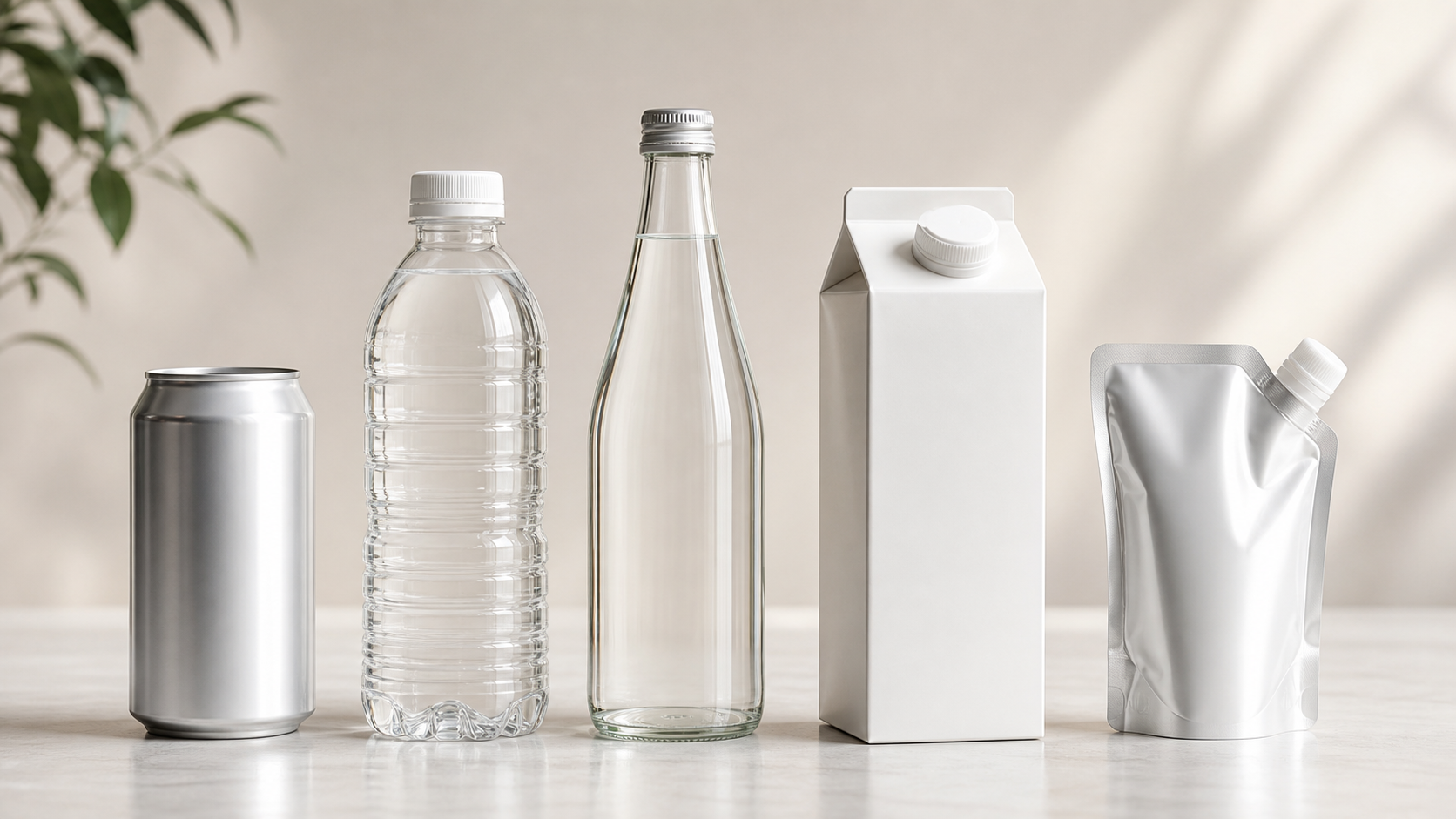 Assorted beverage packages for Australia including cans, PET, glass and cartons