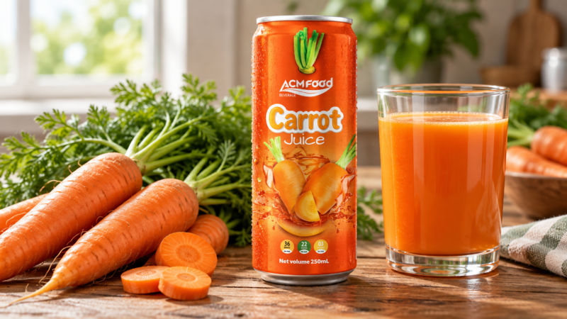 Carrot Juice OEM: How to Develop a Custom Beverage for Your Brand