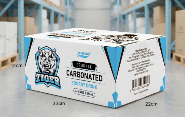 Alternative view of 250ml Tiger Energy Drink Carbonated Original Sleek Can