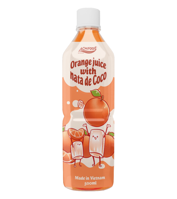 Alternative view of ACM Orange Juice with nata de Coco