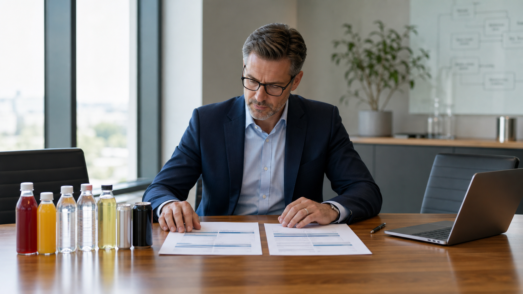 Ops manager reviews co-packer vs contract manufacturer scopes with beverage samples