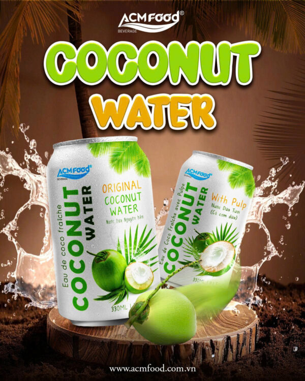 ACM Coconut Water with pulp 330ml - 2