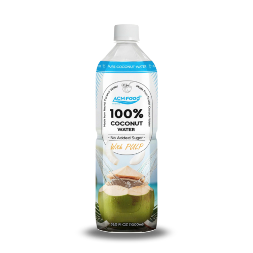 100% Coconut Water with pulp 1L Pet | Coconut Water Suppliers | NFC - ACM (Copy)