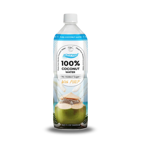 1L ACM NFC Coconut Water with Pulp PET Bottle