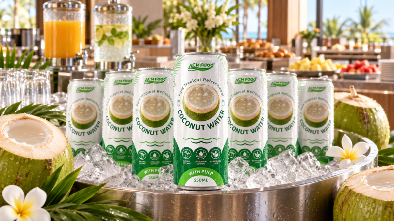 Coconut Water for Foodservice: Hotels, Cafés and Gyms