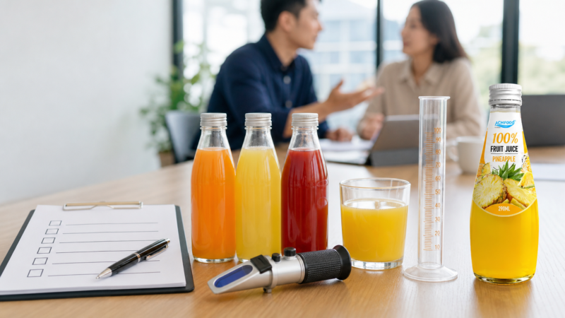 Fruit Juice RFQ Guide: What to Send Your Manufacturer