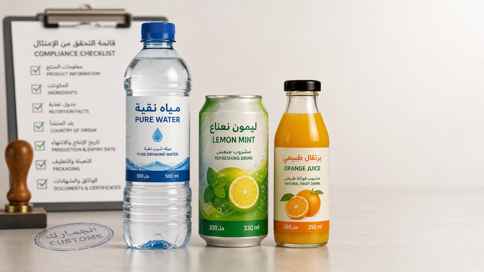 GCC Beverage Import Requirements: GSO Standards, Halal and Arabic Labelling