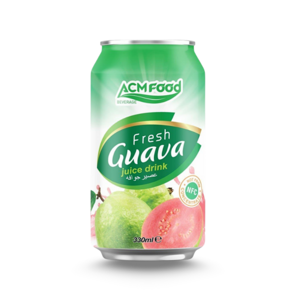 330ml ACM 신선한 구아바 주스 음료 알루미늄 캔