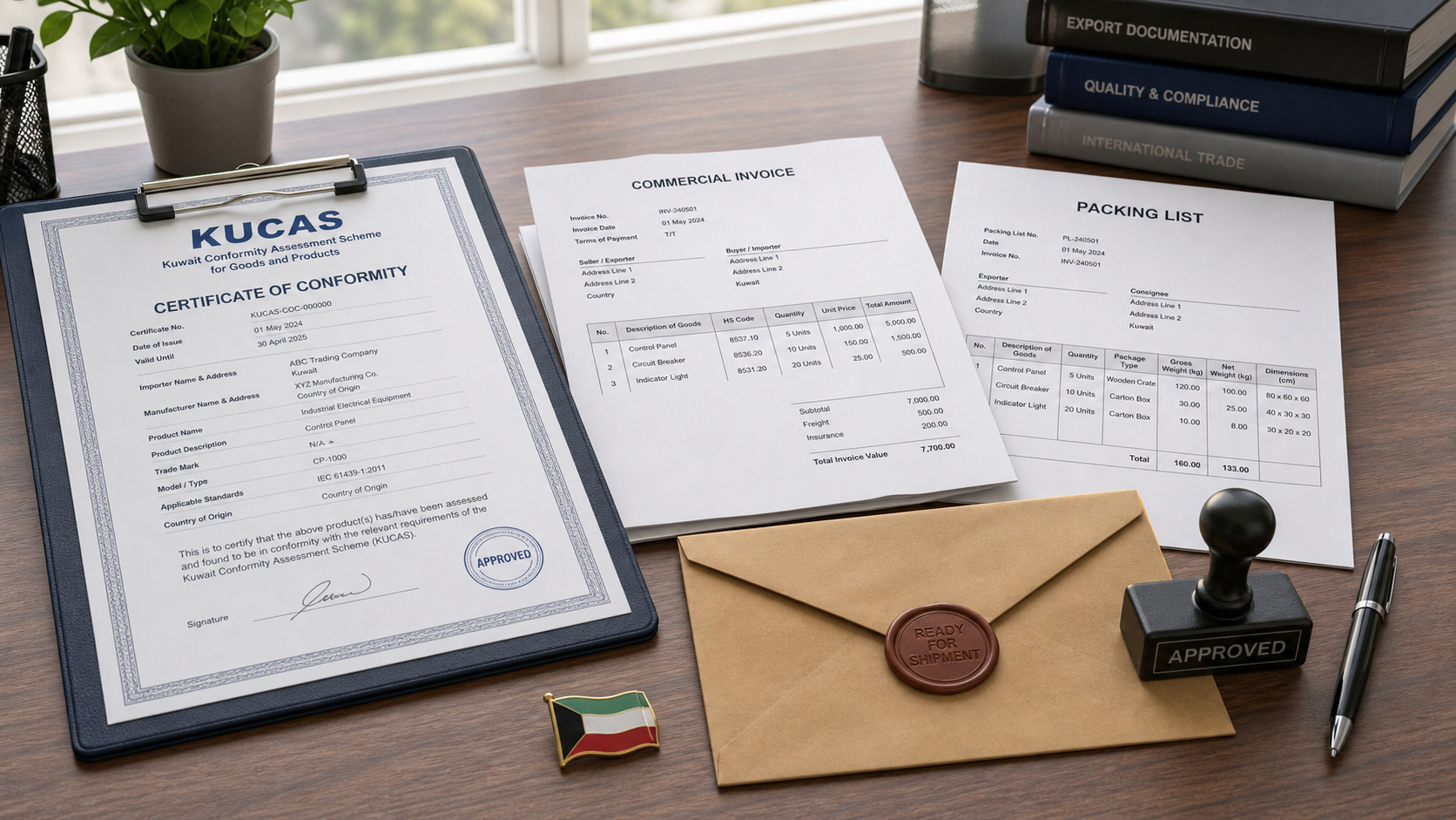 KUCAS certificate and documents checked before Kuwait customs clearance
