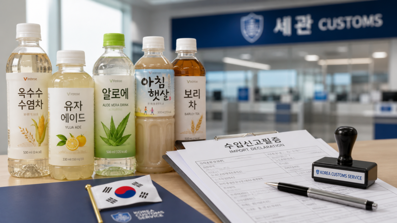 How to Import Beverages into South Korea