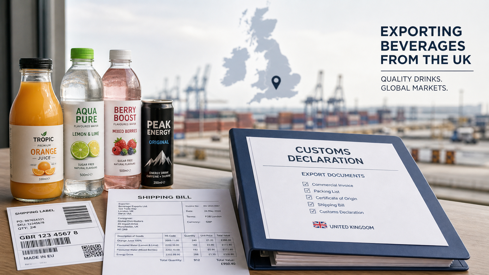 How to Import Beverages into United Kingdom