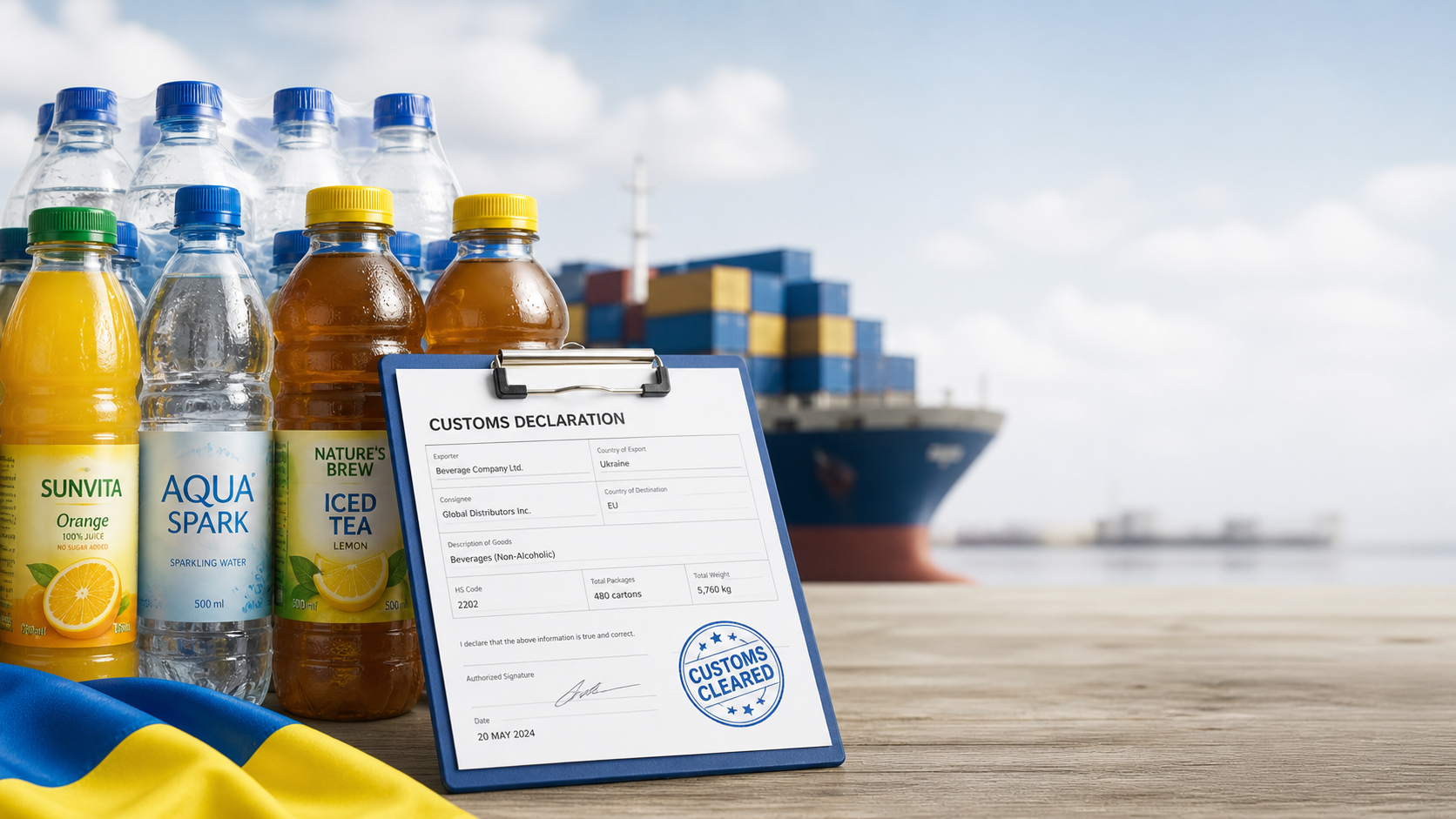 How to Import Beverages into Ukraine