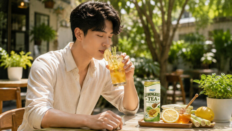 Discover the bright and soothing flavor of lemongrass honey lemon drink - 5