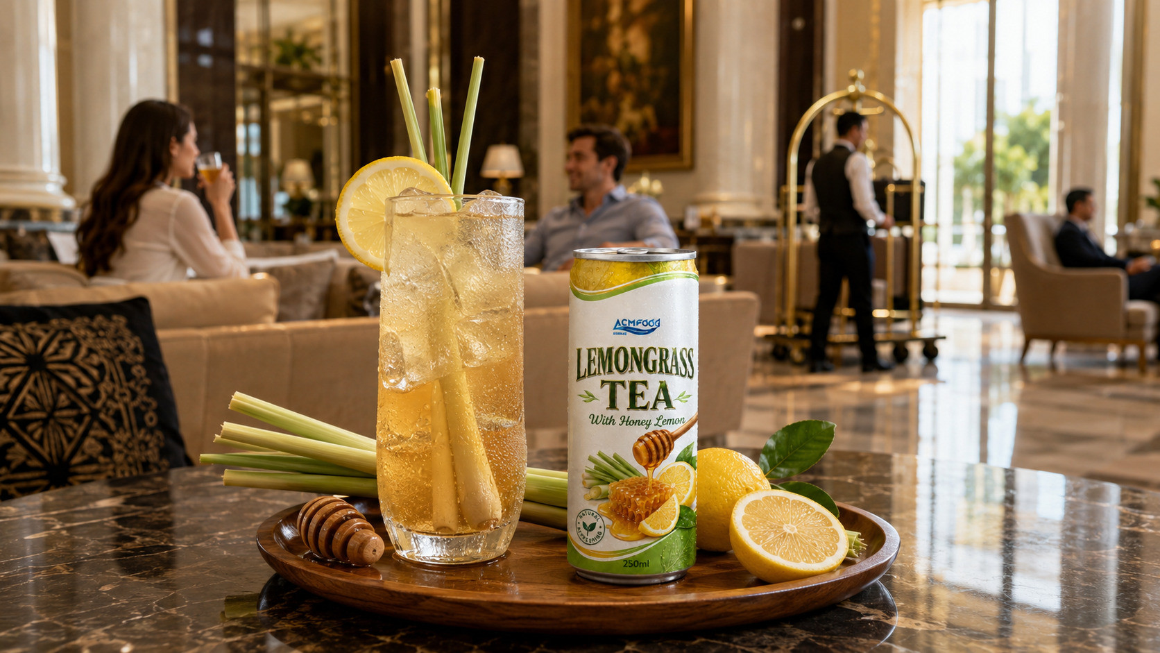 lemongrass honey lemon in hotel