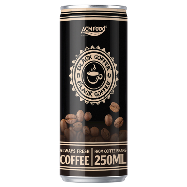ACM Black Coffee Drink 250ml – Pure Energy in Every Sip
