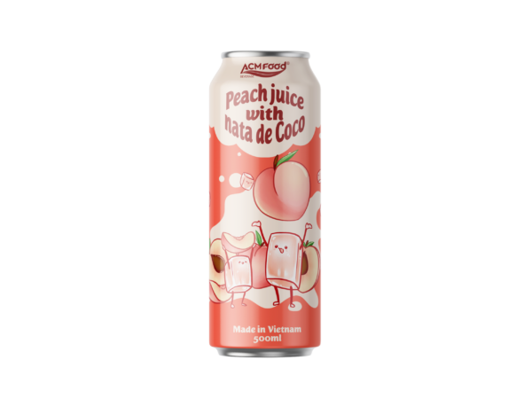 ACM Peach Juice with nata de Coco