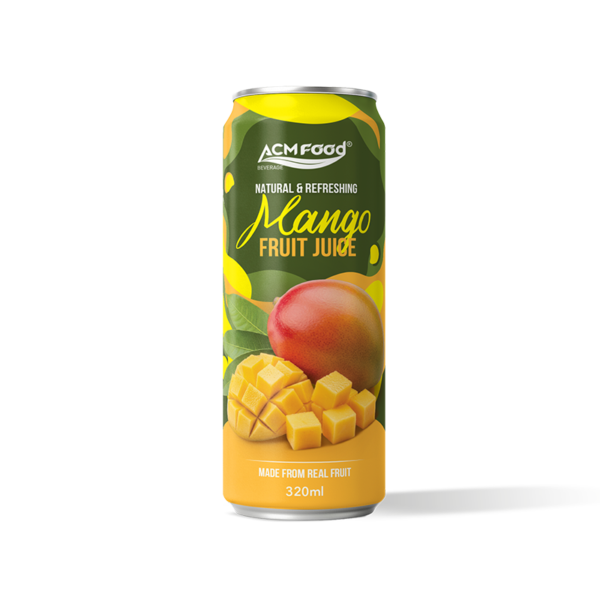 320ml ACM Cherry Juice Drink Sleek Can - 2
