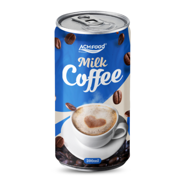 200ml ACM Milk Coffee Drink Sleek Can