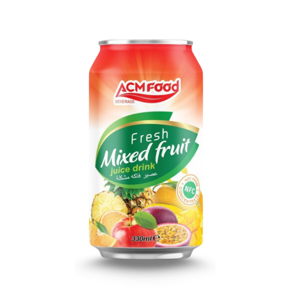 330ml ACM 신선 혼합 과일 주스 음료 알루미늄 캔