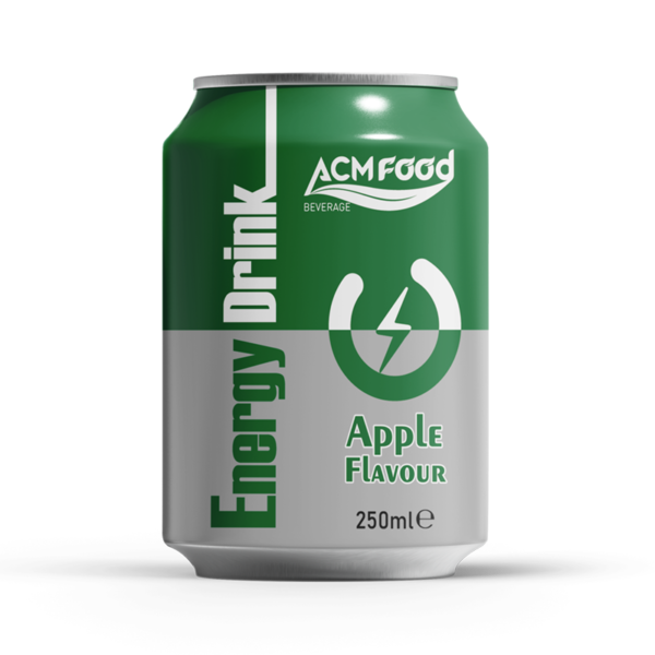 250ml ACM Energy Drink Apple Flavour Short Can