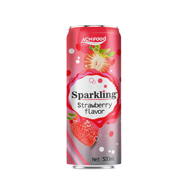 320ml ACM Strawberry Sparkling Drink