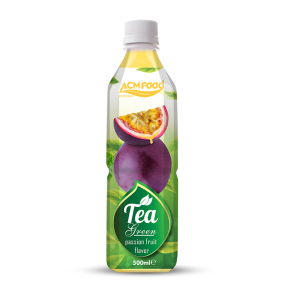 500ml ACM Green tea with Passion fruit flavor