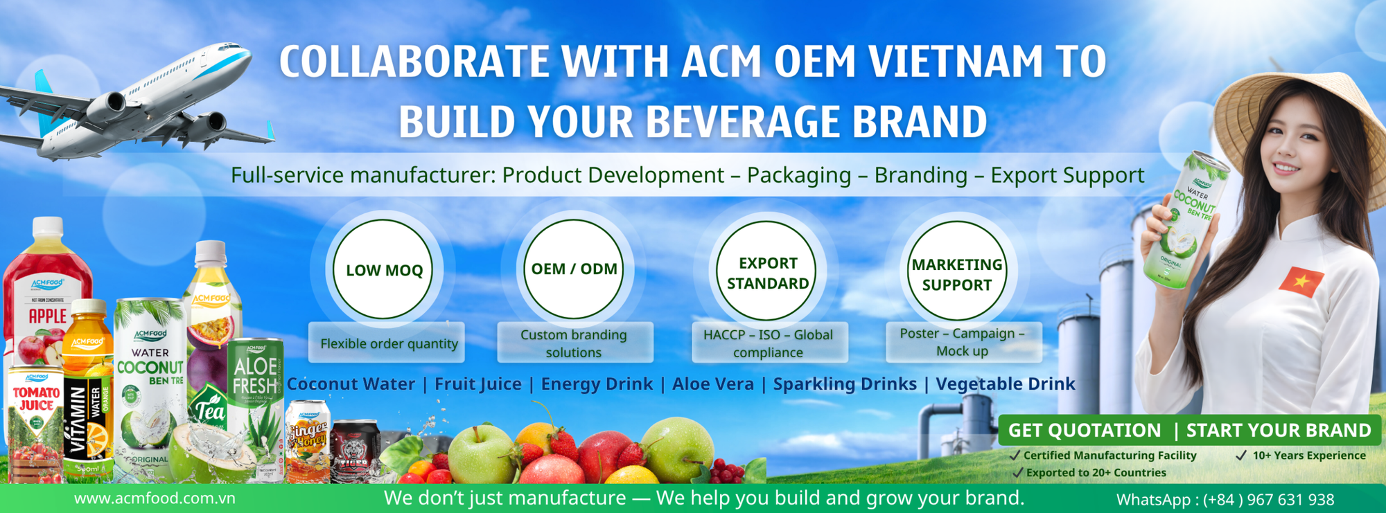 oem acmbeverage vietnam