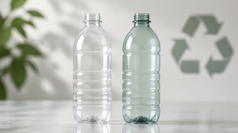 What Is Partially Recycled PET? Understanding 30% and 50% rPET Bottles