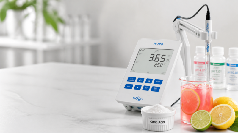 pH and Acidity Targets in Beverage Formulation