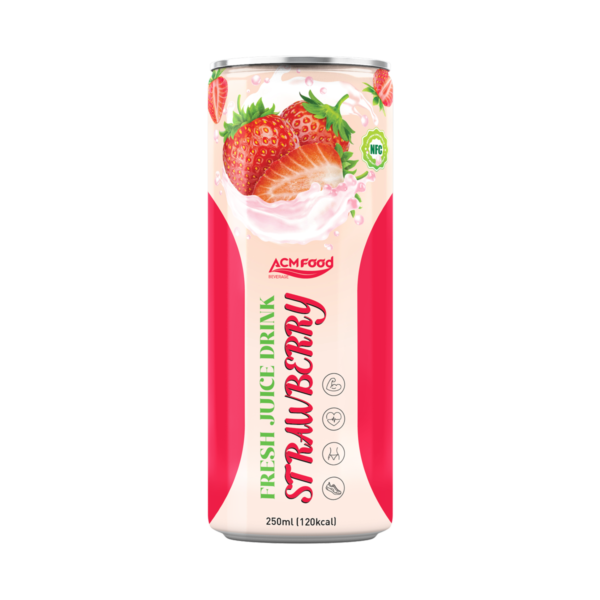 250ml ACM Strawberry Juice in can