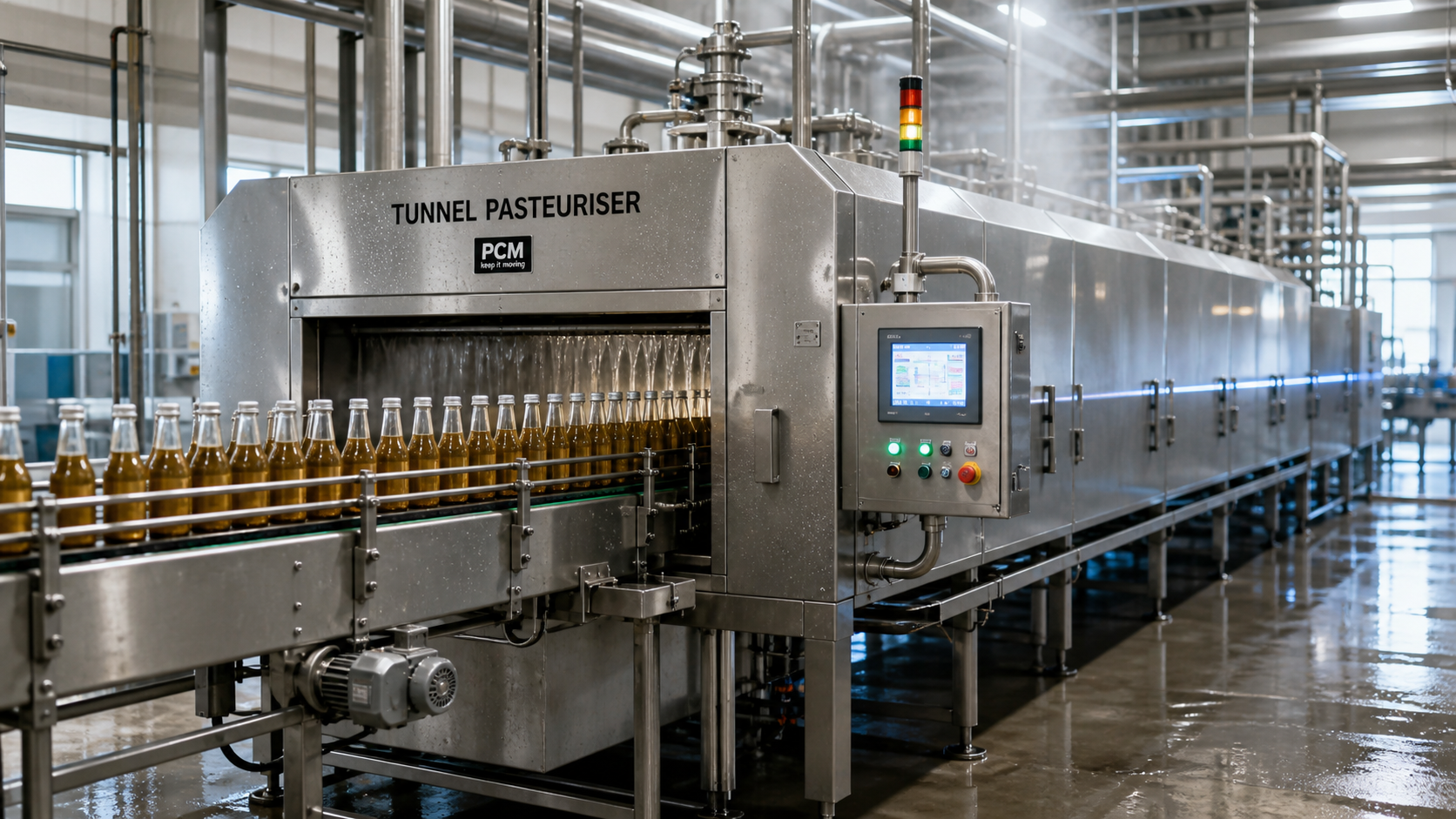 Tunnel Pasteurisation for Bottled and Canned Drinks