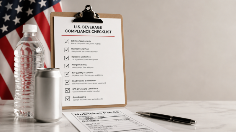 U.S. Food Label Checklist for Imported Beverages