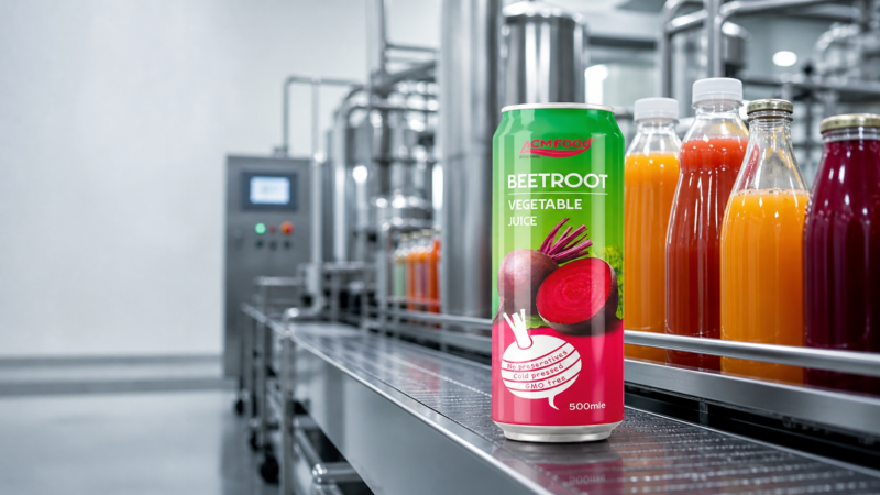 Vegetable Juice Manufacturing for Export Brands
